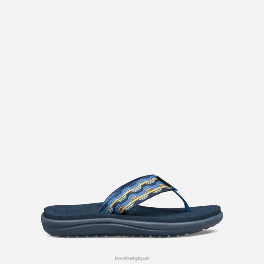 Teva Voya flip des grands enfants 4D2N163kishi bleu foncé