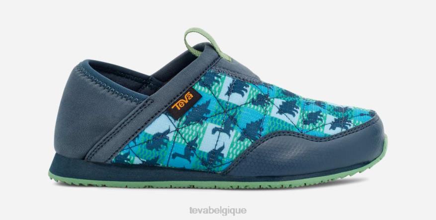 Teva bébé reember dinosaure bébé 4D2N170dinosaure bleu