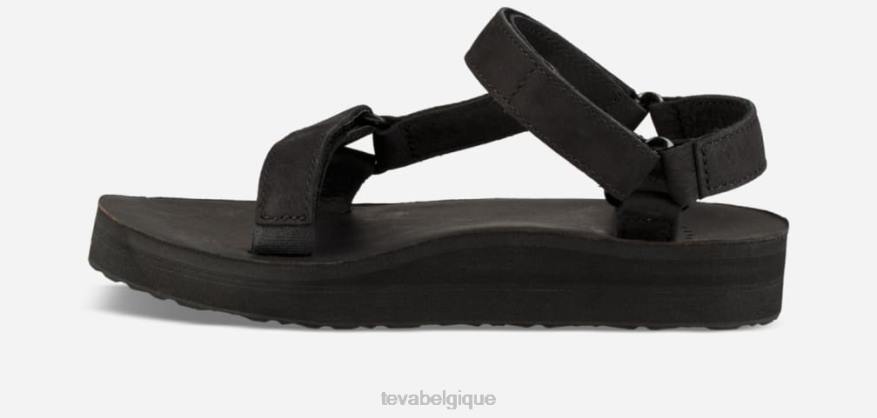 Teva mi-forme universelle en cuir pour femme 4D2N78noir