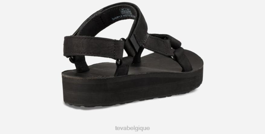 Teva mi-forme universelle en cuir pour femme 4D2N78noir