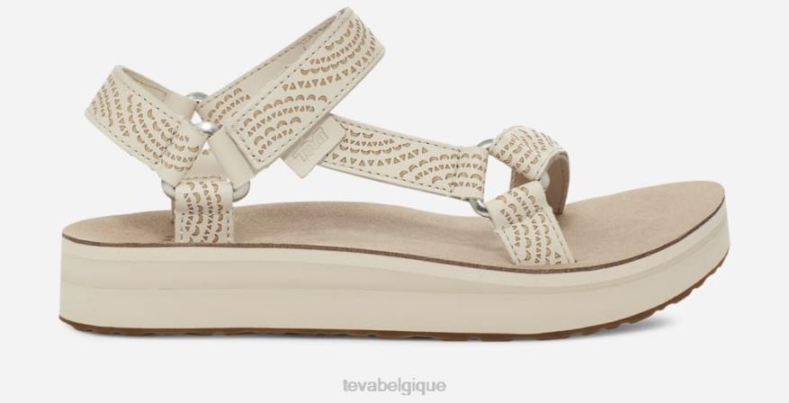 Teva mi-forme universelle géométrique pour femme 4D2N75cygne blanc