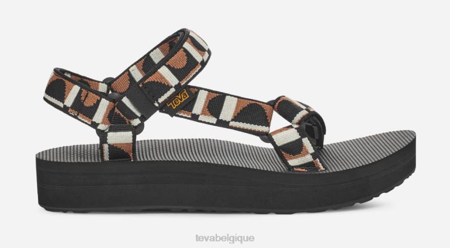 Teva mi-forme universelle pour femme 4D2N23rebond noir/lion