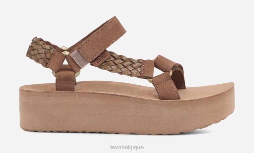 Teva plateforme universelle pour femme entrelacée 4D2N172caribou