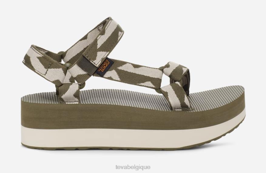 Teva plateforme universelle pour femmes 4D2N50équilibre olive brûlée