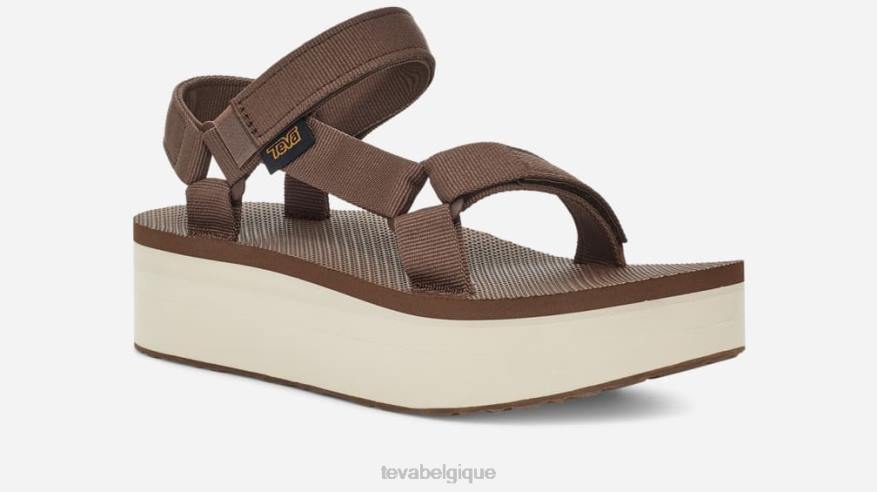 Teva plateforme universelle pour femmes 4D2N52marron/bouleau