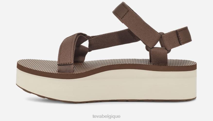 Teva plateforme universelle pour femmes 4D2N52marron/bouleau