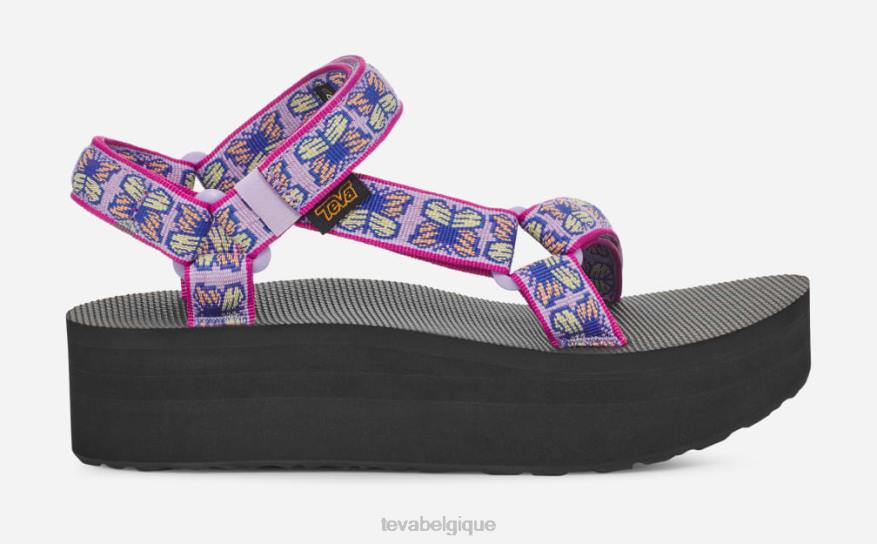 Teva plateforme universelle pour femmes 4D2N53papillon lilas