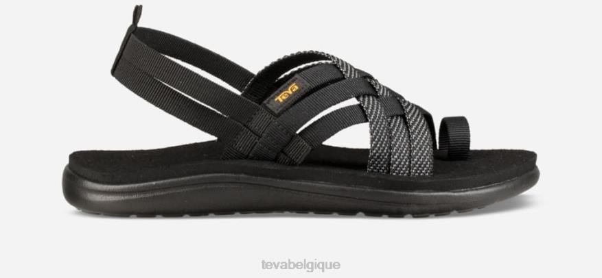 Teva sangle Voya pour femme 4D2N138Héra noire