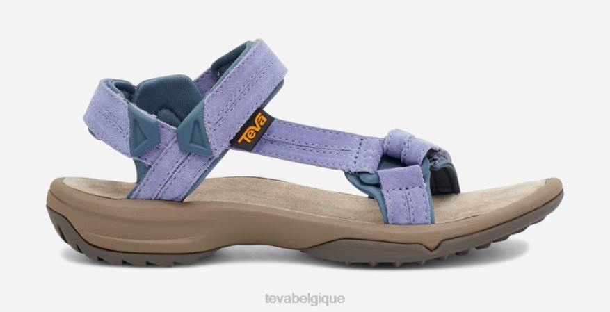 Teva terra fi lite daim pour femme 4D2N136impression violette