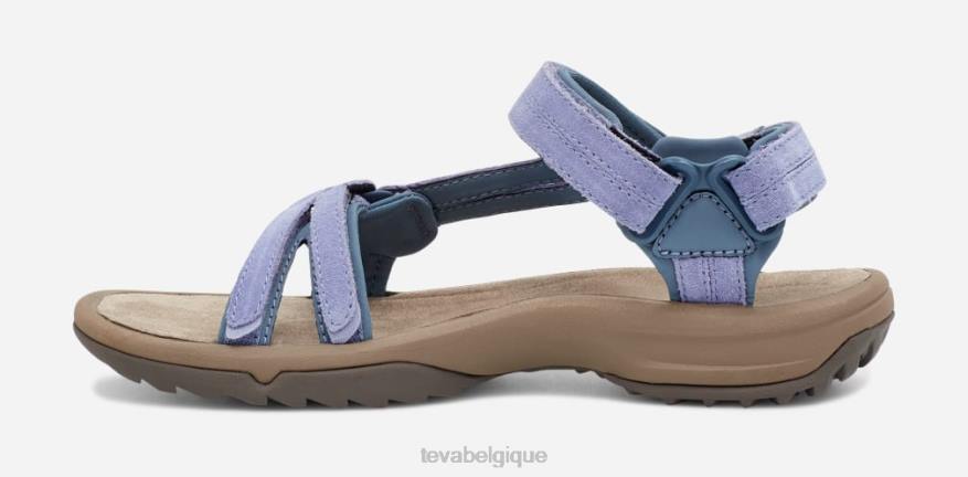 Teva terra fi lite daim pour femme 4D2N136impression violette