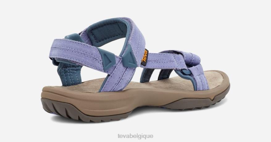 Teva terra fi lite daim pour femme 4D2N136impression violette