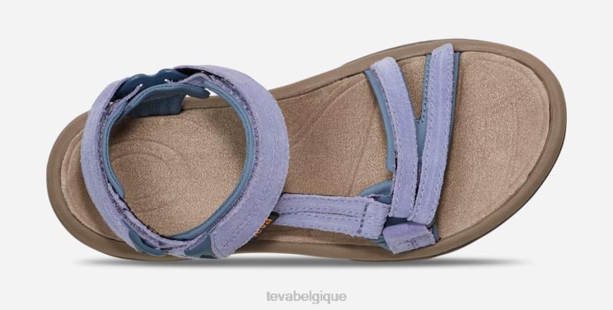 Teva terra fi lite daim pour femme 4D2N136impression violette