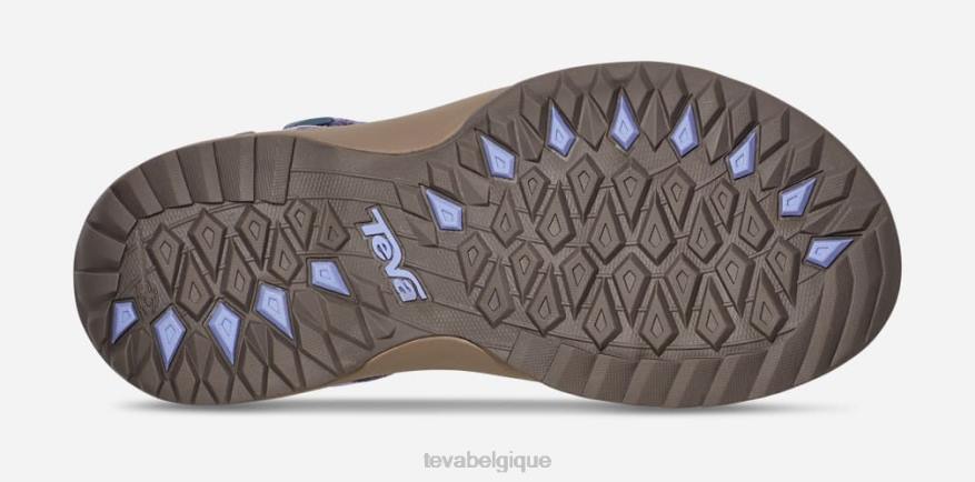 Teva terra fi lite daim pour femme 4D2N136impression violette