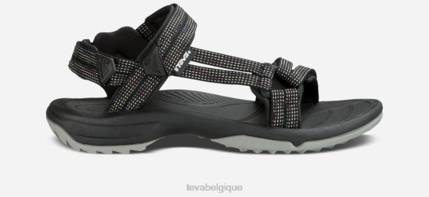 Teva terra fi lite pour femme 4D2N204lumières de la ville noir/pastel