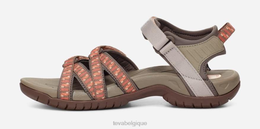 Teva tirra des femmes 4D2N16piles beige/orange