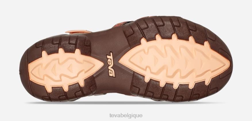 Teva tirra des femmes 4D2N16piles beige/orange