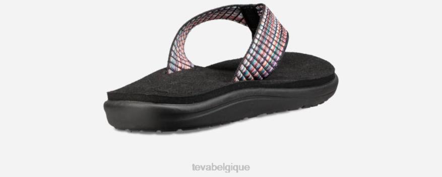 Teva Voya Flip pour femme 4D2N55bar street multi noir