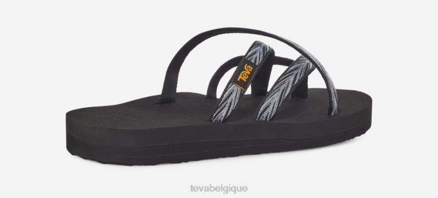 Teva olowahu pour femmes 4D2N44paumes noir/blanc