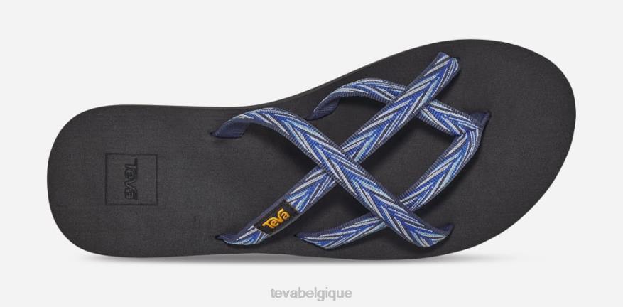 Teva olowahu pour femmes 4D2N45palmiers indigo