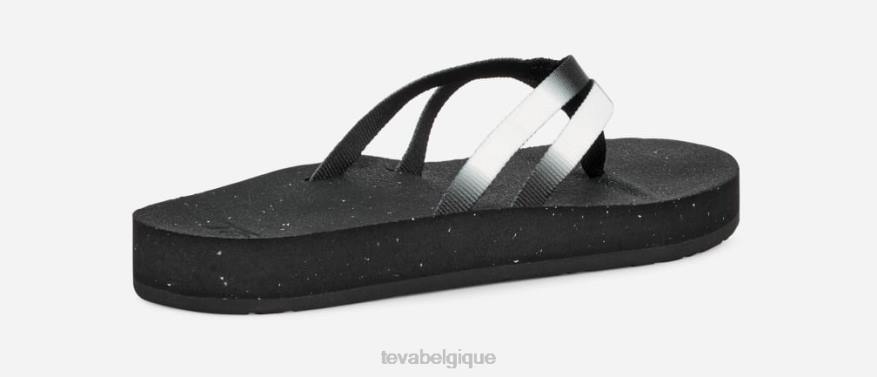 Teva reflip à bretelles dégradées pour femmes 4D2N92aura noir/blanc