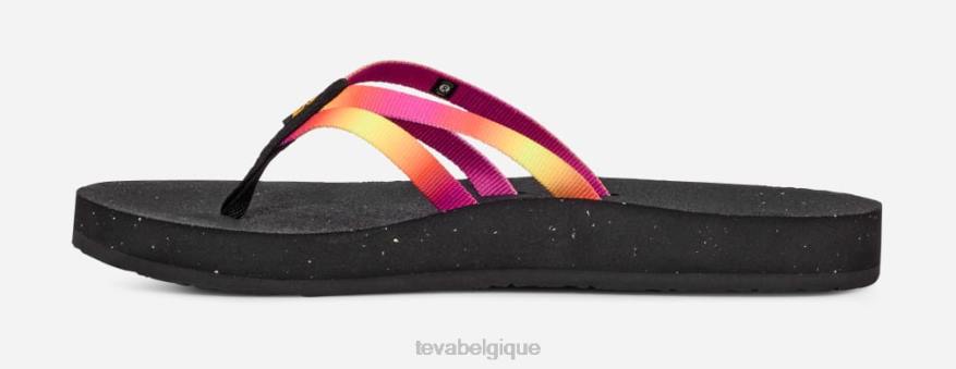 Teva reflip à bretelles dégradées pour femmes 4D2N93aura rose violette