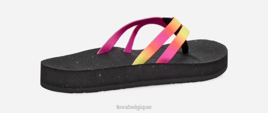 Teva reflip à bretelles dégradées pour femmes 4D2N93aura rose violette