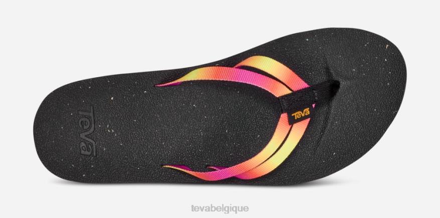 Teva reflip à bretelles dégradées pour femmes 4D2N93aura rose violette