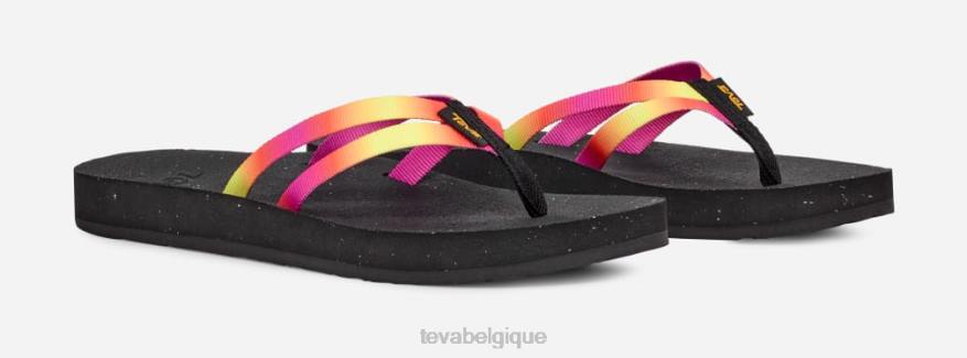 Teva reflip à bretelles dégradées pour femmes 4D2N93aura rose violette