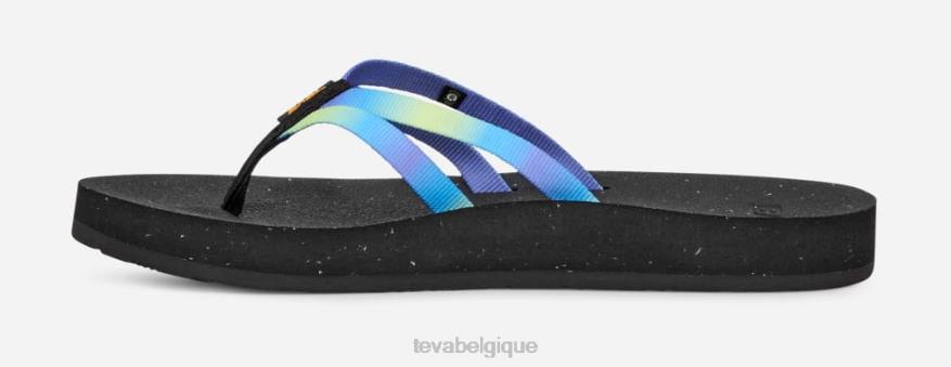 Teva reflip à bretelles dégradées pour femmes 4D2N94aura ombre citron vert