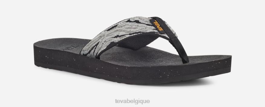 Teva reflip pour femmes 4D2N122vagues noir/blanc