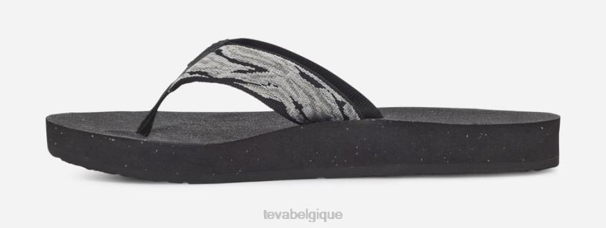 Teva reflip pour femmes 4D2N122vagues noir/blanc