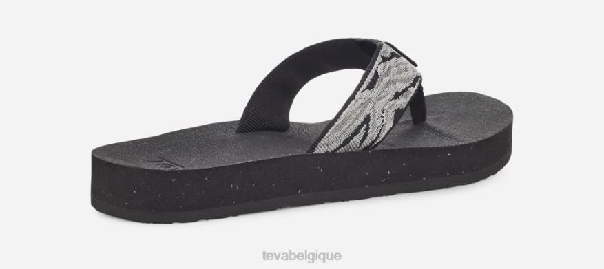 Teva reflip pour femmes 4D2N122vagues noir/blanc