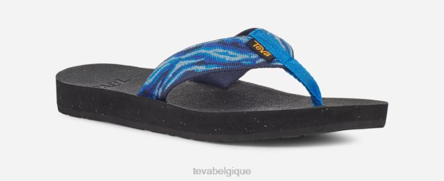 Teva reflip pour femmes 4D2N124vagues bleues