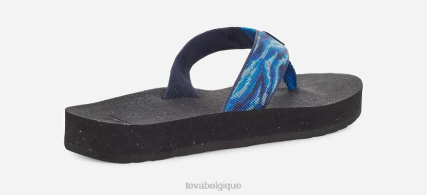 Teva reflip pour femmes 4D2N124vagues bleues