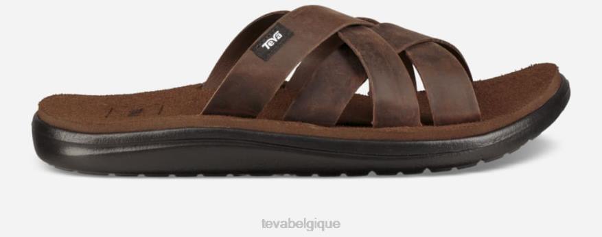 Teva Voya Slide en cuir pour homme 4D2N141carafe