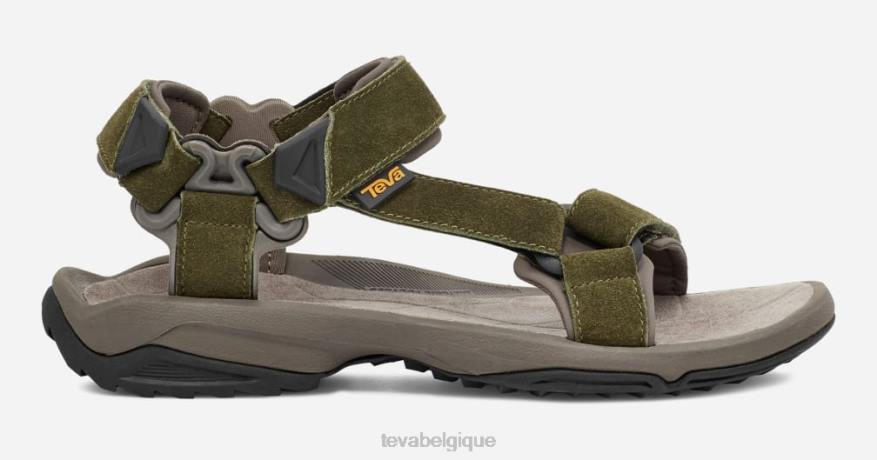 Teva chaussures en daim terra fi lite pour hommes 4D2N149olive foncé