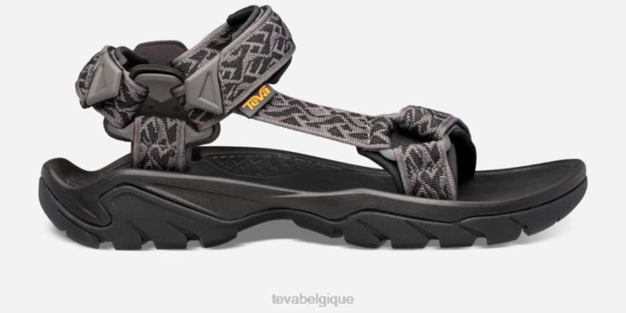 Teva terra fi 5 universel pour hommes 4D2N257sentier ondulé noir