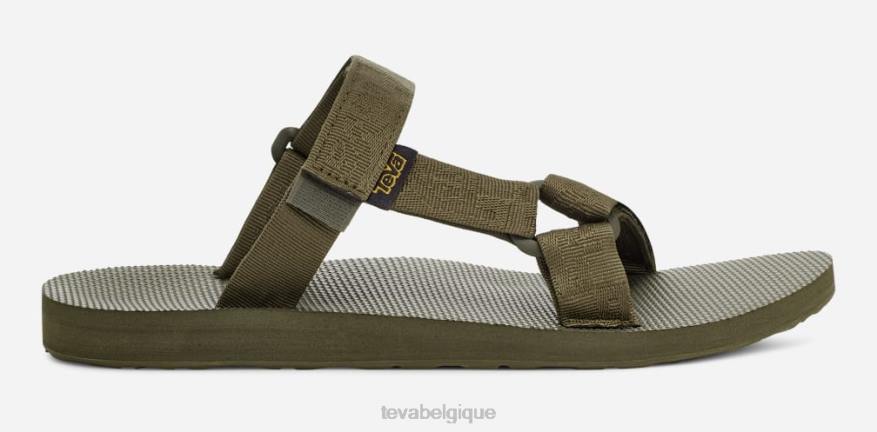 Teva toboggan universel pour hommes 4D2N150teva texturé olive foncé