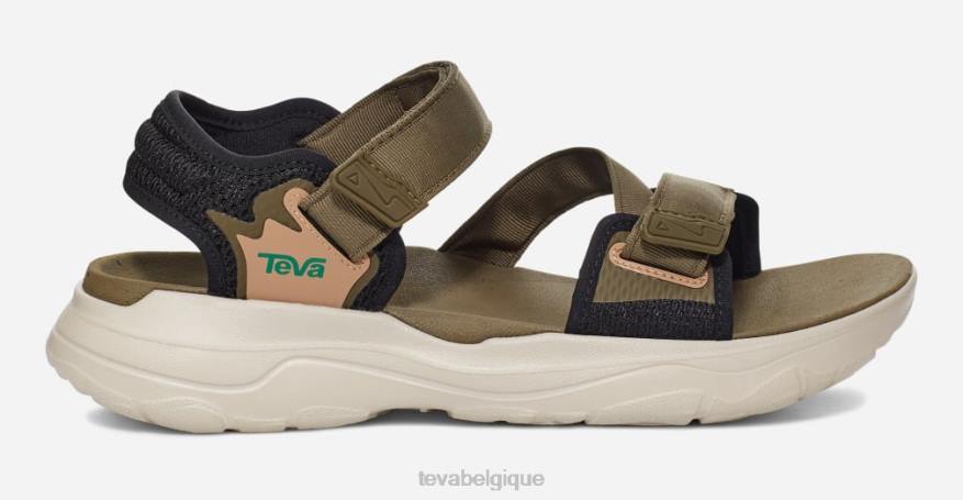 Teva zymique pour hommes 4D2N407olive foncé/vert sarcelle
