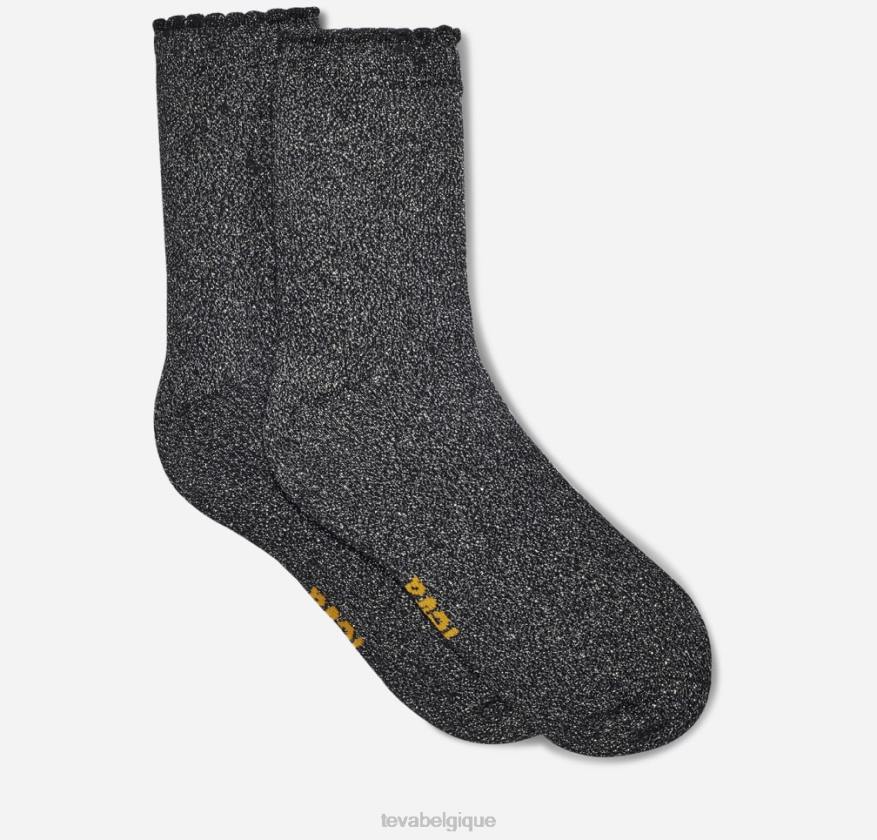 Teva chaussettes métallisées pour femme 4D2N208argent métallique