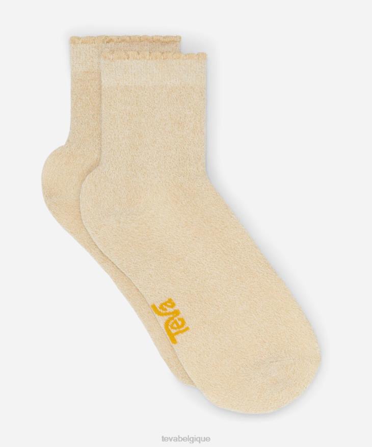 Teva chaussettes métallisées pour tous les genres 4D2N209or métallique
