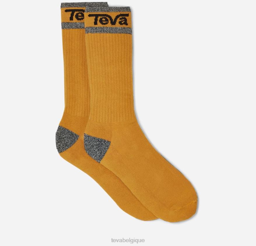Teva chaussettes unies pour hommes 4D2N205tournesol