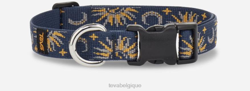 Teva collier de chien unisexe 19mm 4D2N214insigne soleil et lune bleu