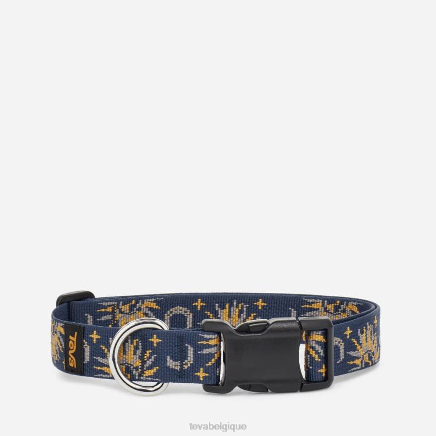 Teva collier de chien unisexe 25mm 4D2N1insigne soleil et lune bleu